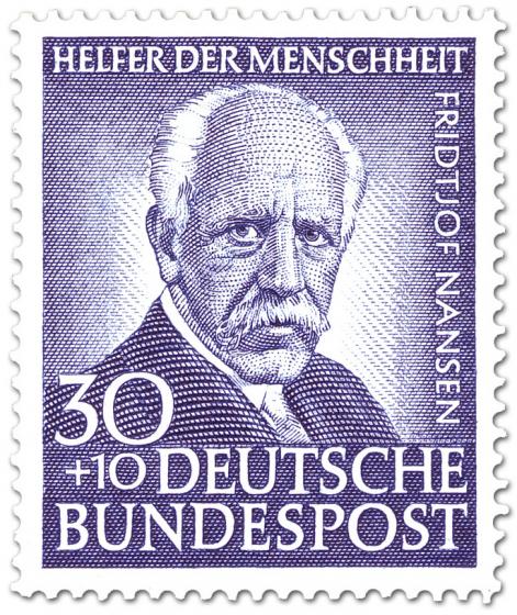 Briefmarke: Fritjof Nansen (Polarforscher, Zoologe)