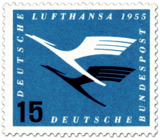 Briefmarke: Lufthansa Logo Kranich (15)