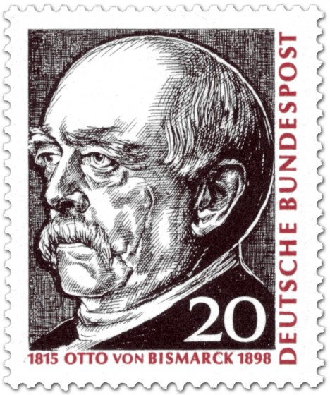 Briefmarke: Otto von Bismark (Reichskanzler)