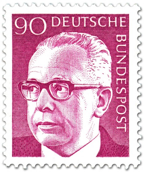 Briefmarke: Gustav Heinemann (90)