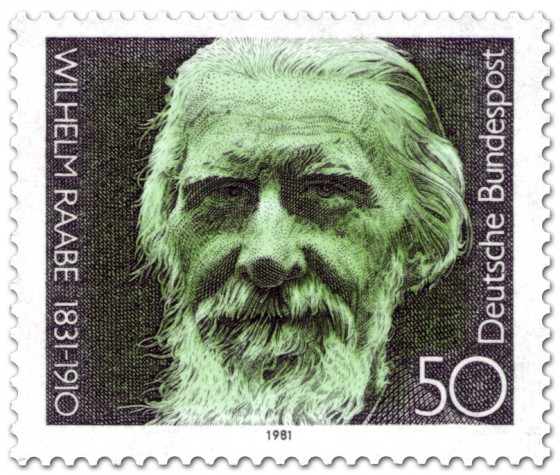 Briefmarke: Wilhelm Raabe (Schriftsteller)