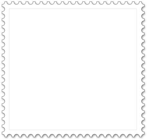 Malvorlage für Briefmarke - Quadrat